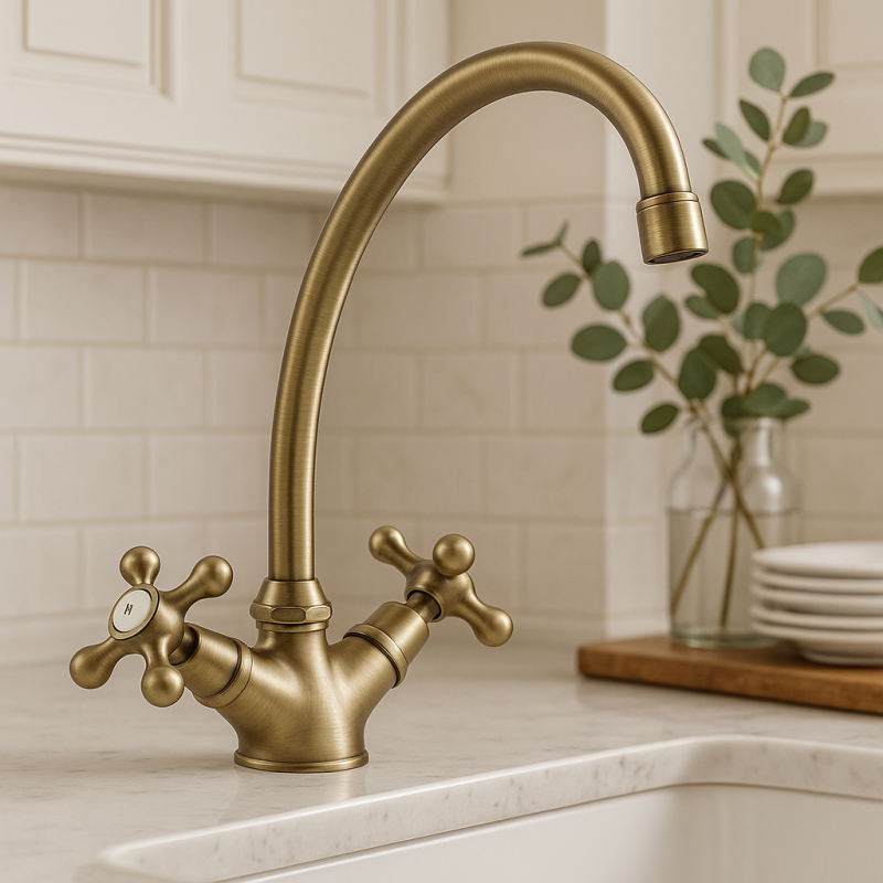 Torneira de Cozinha Nostálgica V1900 Bronze