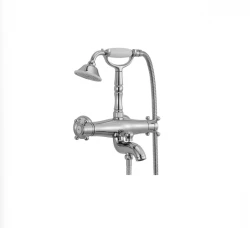 Huber Victorian Torneira Termostática para Banheira com conjunto de Duche Inox VTT330102A