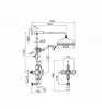 Huber Victorian Thermostatische Bad/Doucheset 30cm RVS 592.VN31H.AC