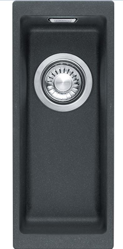 Franke Sirius 2 S2D 110.16 pia de plástico preta 16x41cm embutida 125.0252.231