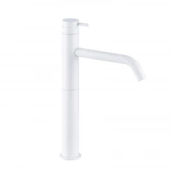 Waterevolution Flow torneira de lavatório para bacias de lavagem, branco fosco T115BR