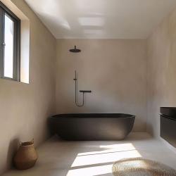 Waterevolution Flow termostato de chuveiro com conjunto de chuveiro preto T140TPR