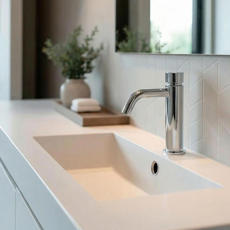 Waterevolution Flow Torneira de Fonte Auto-Fechamento Cromada T110TP01