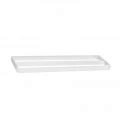 Waterevolution Deep toalheiro duplo 60 cm branco fosco A212DBR