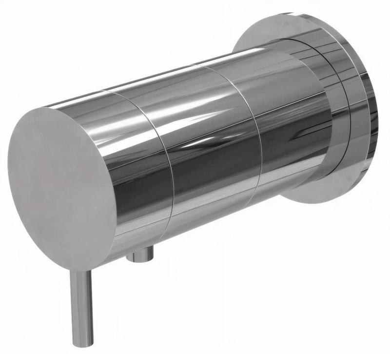 Termóstato de duche embutido Waterrevolution Flow com roseta redonda cromada T142TB01