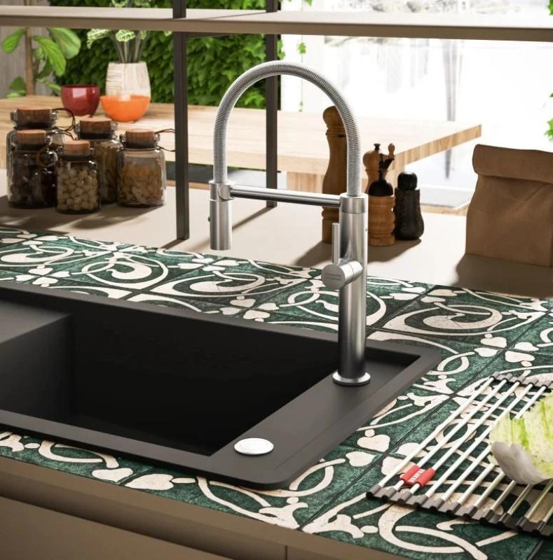 Franke Pescara Semi Pro L Torneira de Cozinha com Bica Flexível em Aço Inoxidável 115.0472.960