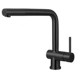 CARESSI Black Line misturador monocomando para cozinha com bica extensível em aço inoxidável preto CA108BK U ECO 1208920648