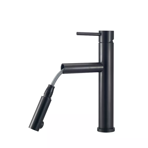 CARESSI Black Line misturador monocomando de cozinha com bica extensível, inox preto CA116BK U ECO 1208920652