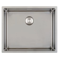 Caressi R10 pia inox 45x40cm embutida, de montagem nivelada e de montagem superior CAPP45R10