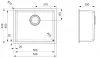 Reginox Houston RVS spoelbak 50x40 R32855