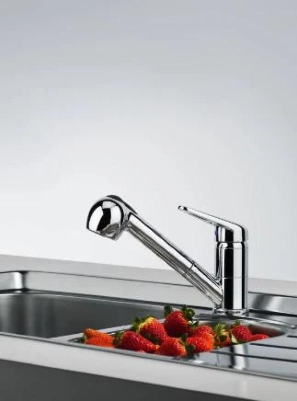Franke Torneira de Cozinha Delta Novara Plus com ducha extraível cromada 115.0347.111