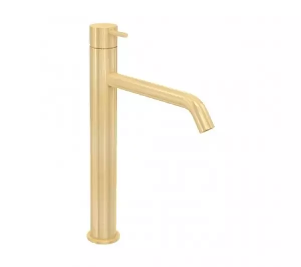 Waterevolution Flow torneira de lavatório para cubas PVD escovado light gold T115WGE