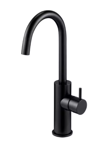 Waterevolution Flow torneira de lavatório modelo alto preto fosco T1121FUPR