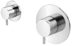 Termóstato de duche embutido Waterevolution Flow com 1 torneira de corte cromada 1208920980