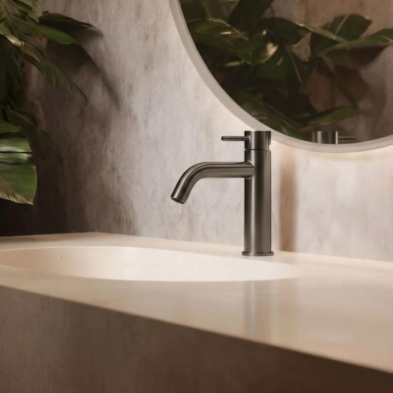 Waterevolution Flow torneira de lavatório PVD gun metal T1101AGME