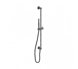 Waterevolution Flow conjunto de barra deslizante com ducha manual 800mm Gun Metal T1661GME