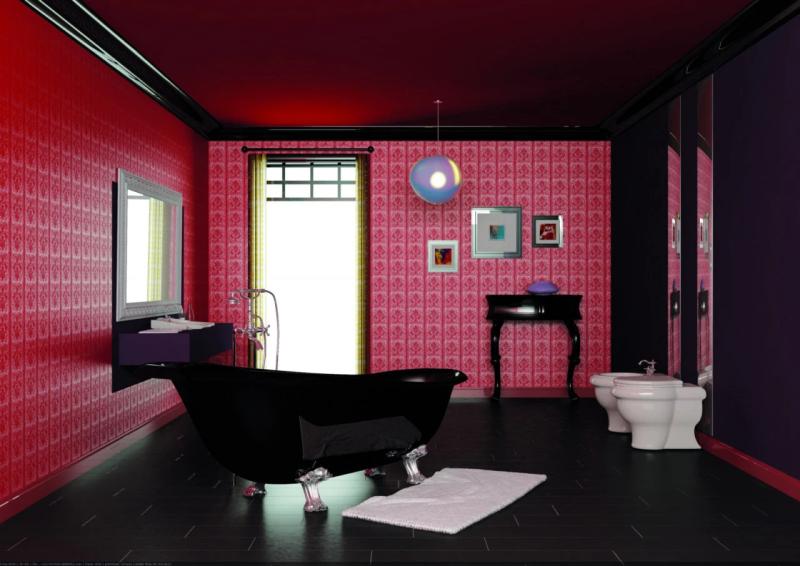 PB Torneira de banheira independente nostálgica com manípulos em estrela cromada 6000