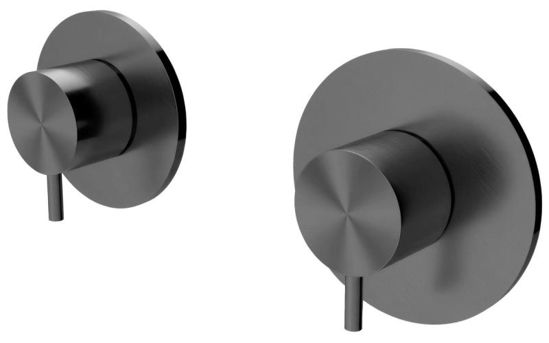 Termóstato de duche embutido Waterevolution Flow com 1 válvula de comutação em bronze 1208948849