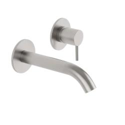 SB Round 316 torneira de lavatório embutida em aço inoxidável 132mm