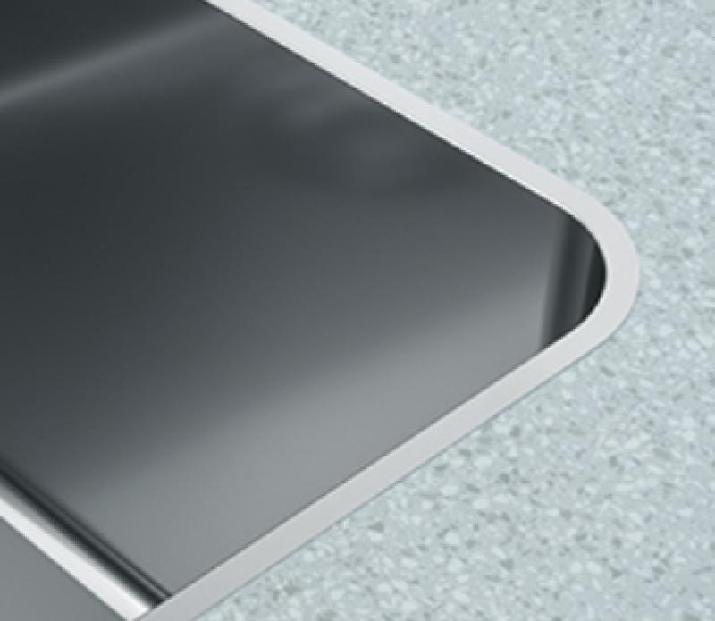 Franke Mythos MYX 210.34 pia de aço inoxidável 34x40cm instalação nivelada 127.0638.274