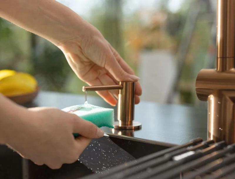 Franke Atlas dispensador de sabão embutido de cobre pvd copper 112.0717.104