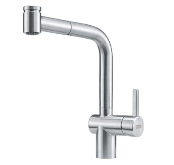 Franke Torneira de Cozinha Atlas Neo em Aço Inox Escovado com Bica Extensível e Função de Pulverização inox 115.0521.441