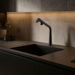 Franke Icon Torneira de Cozinha preto fosco com bica giratória 115.0625.187