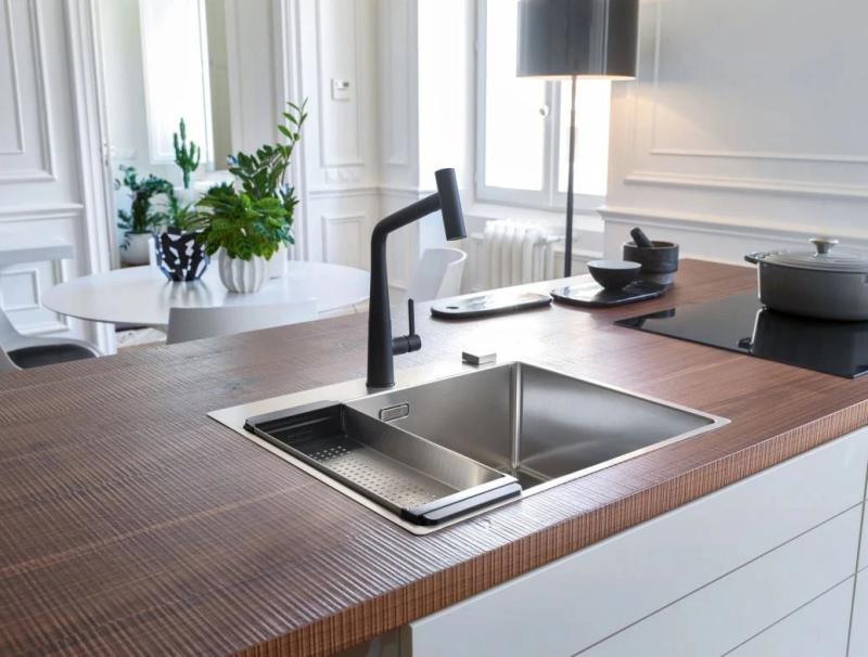 Franke Icon Torneira de Cozinha preto fosco com bica extensível 115.0625.190