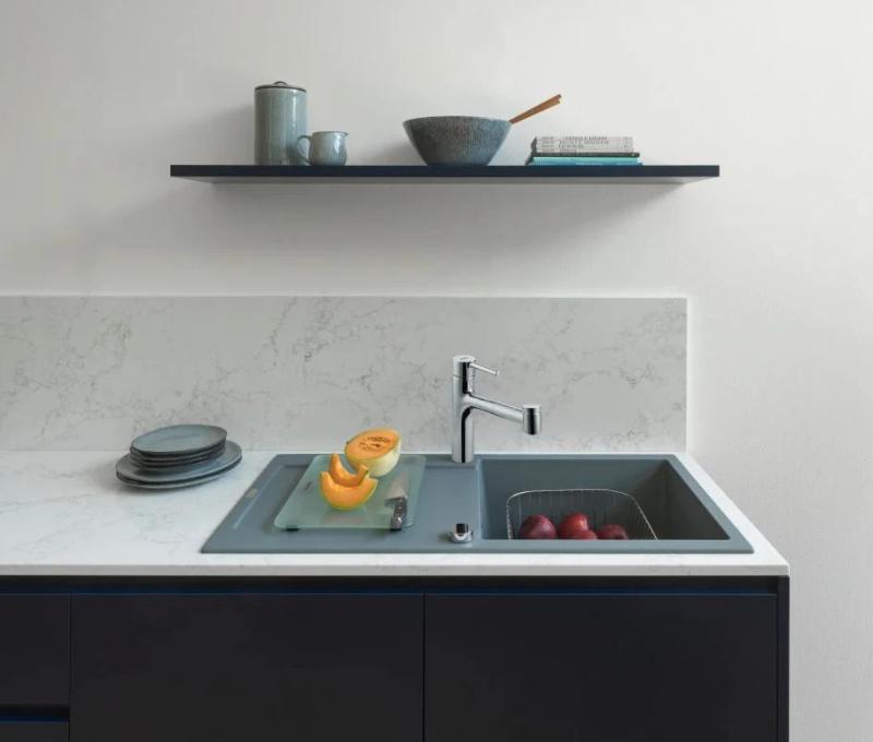 Franke Centro Torneira de Cozinha cromada com ducha retrátil 115.0600.131