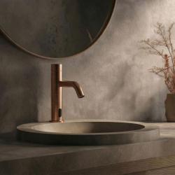 Waterevolution Flow torneira eletrônica para pia com infravermelho a bateria Cobre T110ECPE