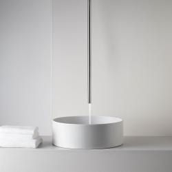 Waterevolution Flow teto torneira de pia bica totalmente em aço inoxidável T1678IE