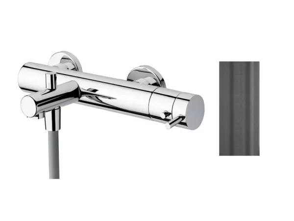 Waterevolution Flow termostato de banho com conjunto de ducha manual PVD Gun Metal T130TGME