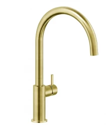 Reginox Levisa torneira de cozinha dourada PVD Gold com bica giratória R35306 1208954311