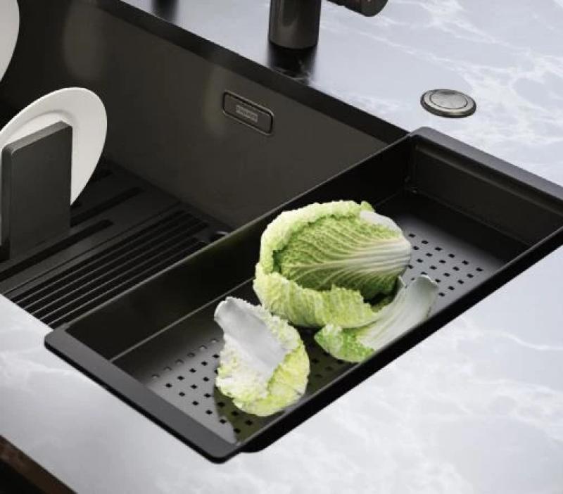 Franke Mythos Masterpiece bandeja de resíduos PVD gun metal 112.0655.239