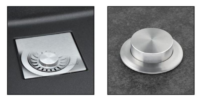 Franke Kubus KNG 110.52 pia fosca preta 52x42 com tampa de drenagem preta de montagem inferior 125.0685.161