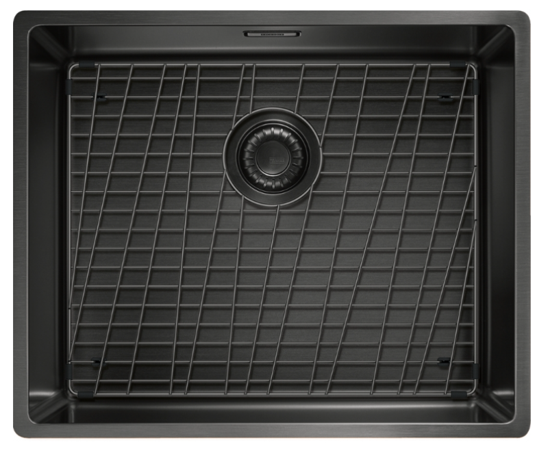 Franke Mythos Masterpiece BXM 210.50 PVD Gun Metal Pia 500x410mm Montagem Nivelada e Sobremontagem 127.0672.129