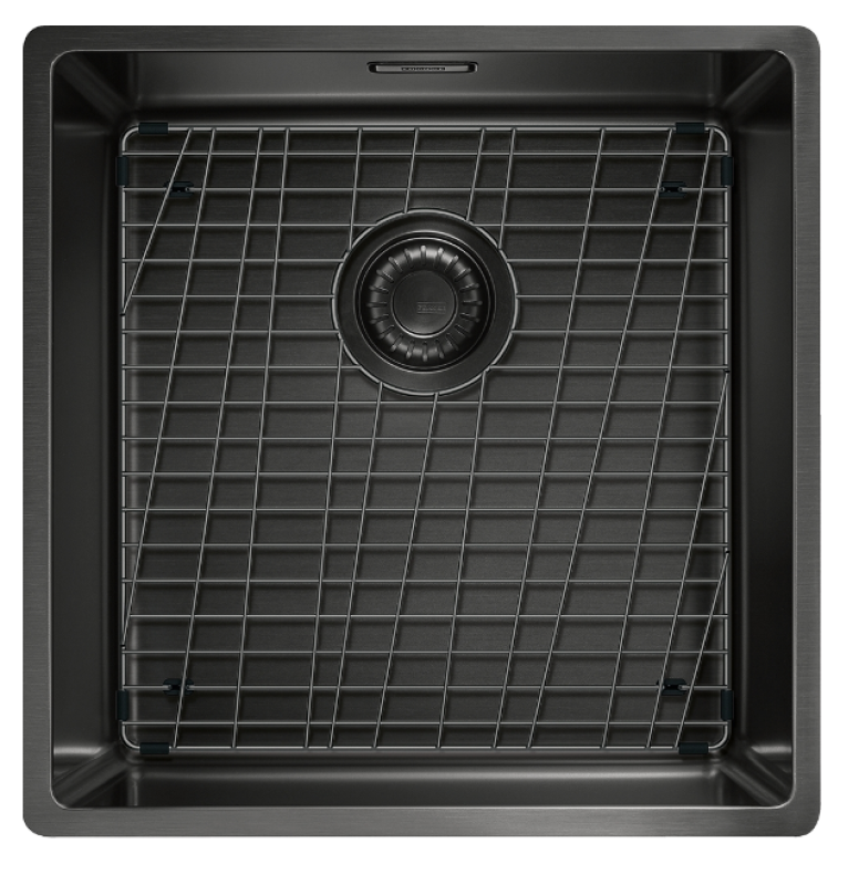 Franke Mythos Masterpiece BXM 210.40 PVD Gun Metal Pia 400x410mm Instalação ao Nível da Bancada e de Embutir 127.0674.537