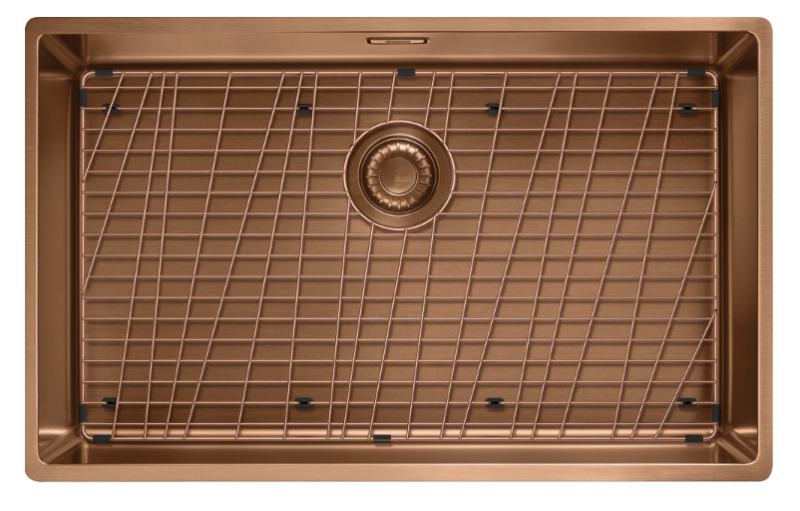 Franke Mythos Masterpiece BXM 210.68 Grande PVD Cobre 685x410mm Instalação Nivelada e Sob Bancada Pia 127.0674.535