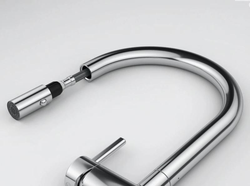 Franke Active J Torneira de Cozinha cromada com pulverizador extraível 115.0653.401