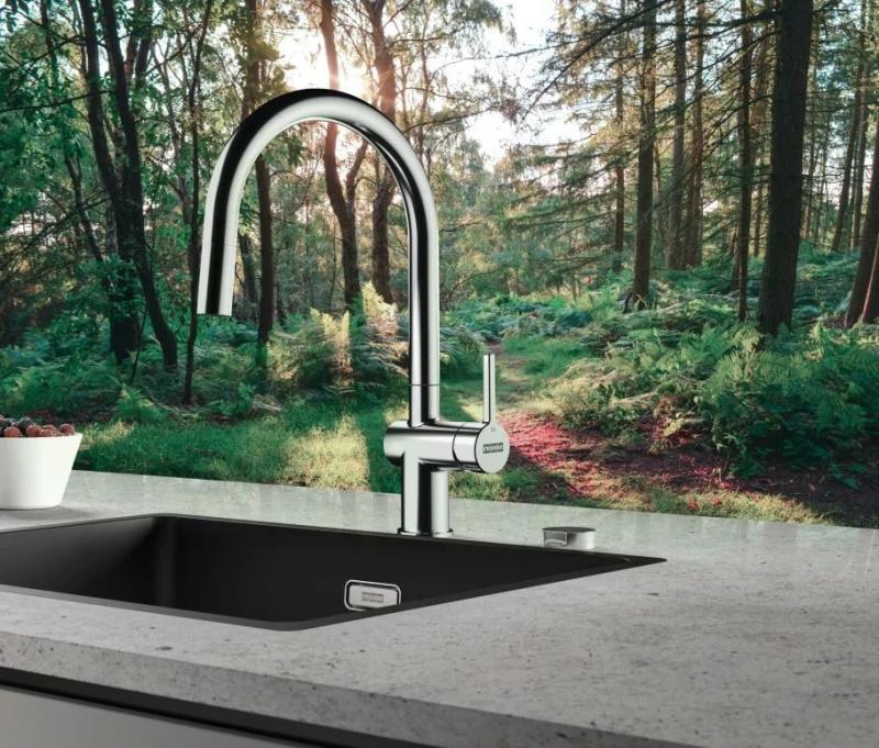 Franke Active J Torneira de Cozinha cromada com pulverizador extraível 115.0653.401