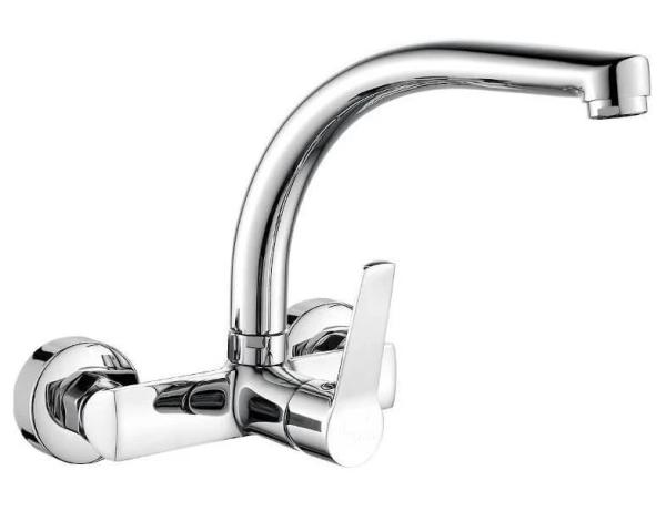 AquaTrimo Chopin torneira de cozinha para parede com bica superior cromada 21CP7073CM