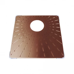 CARESSI CABR40CO Grade Inferior Série R Copper grelha inferior PVD cobre pia grelha 39x39cm 1208957257