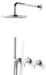 Conjunto de chuveiro embutido Waterevolution Flow cromado com chuveiro termostático tipo ducha e chuveiro de mão 1208957343