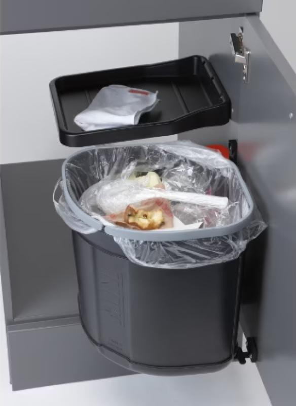 Franke Sorter Mini sistema de lixo giratório na porta, balde de lixo de 17 litros, 1210176518