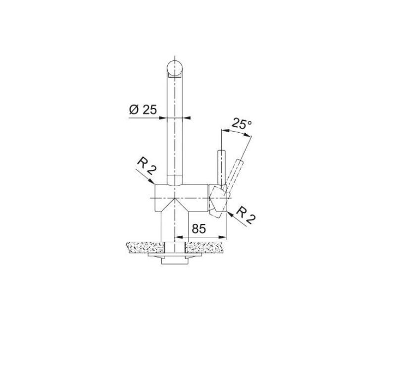 Torneira de Cozinha Dourada Franke Atlas Neo com Bica Extensível pvd gold 115.0681.242
