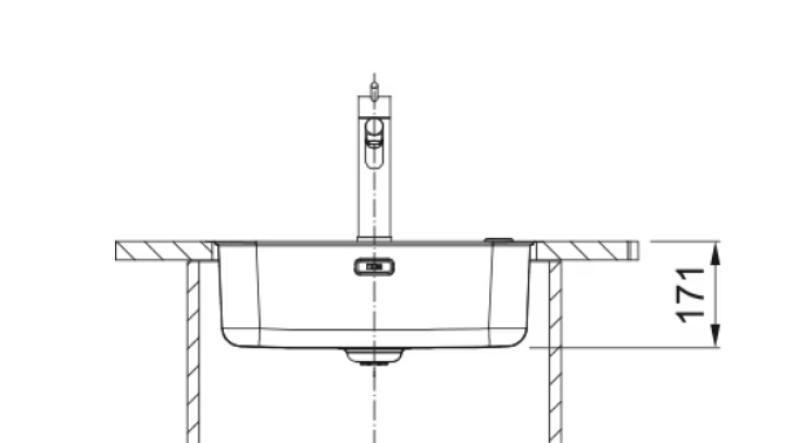 Franke Smart SRX 210.50 T pia de aço inoxidável 50x40 instalação nivelada 127.0688.777
