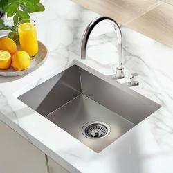 Waterevolution Flow torneira de cozinha de 2 furos em aço inoxidável T151IE