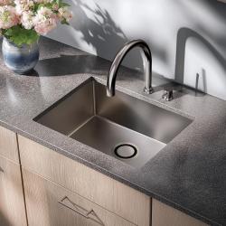 Waterevolution Flow Torneira de cozinha de 2 furos Gunmetal PVD T151GME
