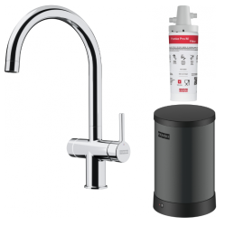 Franke Maris water hub caldeira de 4L 3-1 com torneira eletrônica de água fervente com toque cromado com bypass de hub de água 1208957947