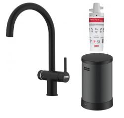 Franke Maris water hub 4L caldeira 3-1 com torneira eletrônica de água fervente Touch preto fosco 160.0702.518